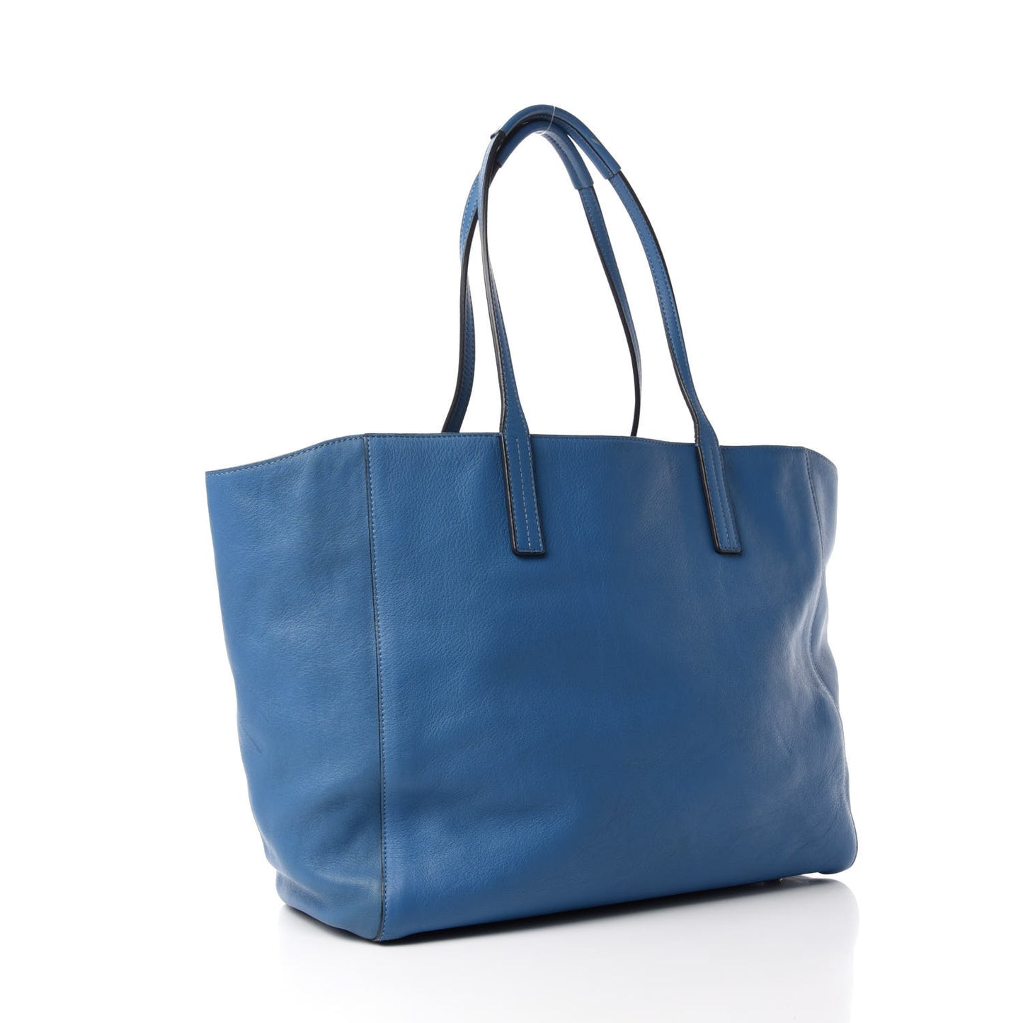 Calfskin Tote Blue
