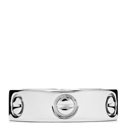 Cartier Platinum 5.5mm LOVE Ring 50 5.25 1 of 3