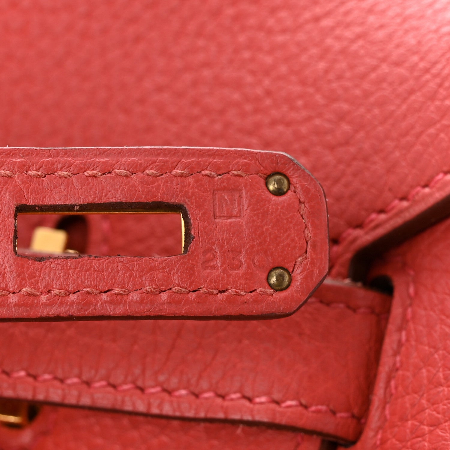 Hermes Taurillon Clemence BIRKIN 35 Bougainvillea 7 of 16