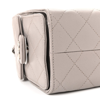 Chanel Caviar Quilted Mini Chanel 25 Handbag Dark Grey 9 of 10