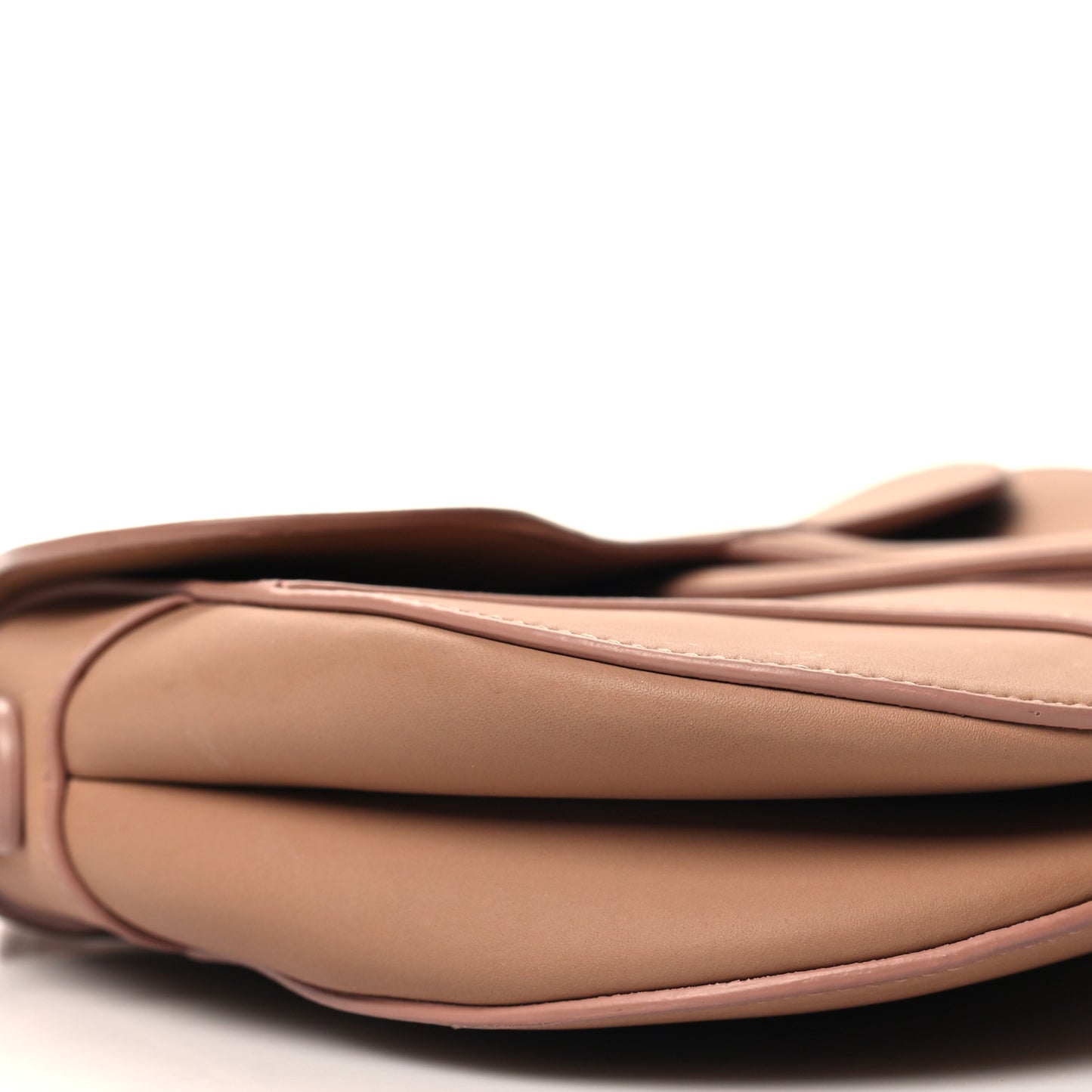 Ultra Matte Calfskin Saddle Bag Blush