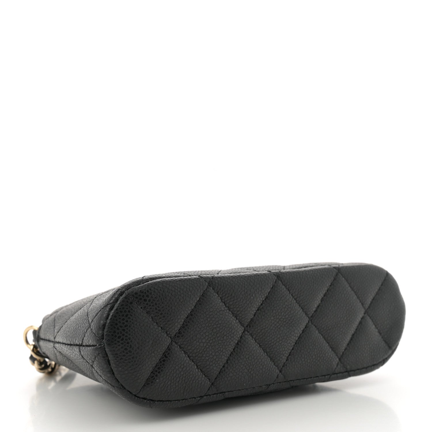 Chanel Caviar Quilted Classic Clutch With Chain Black 4 of 12
