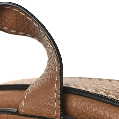 Chloe Calfskin Mini Marcie Round Crossbody Bag Nut 11 of 11