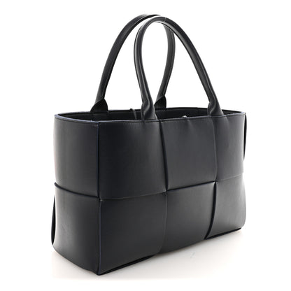 Bottega Veneta Nappa Maxi Intrecciato Small Arco Tote Navy 3 of 9