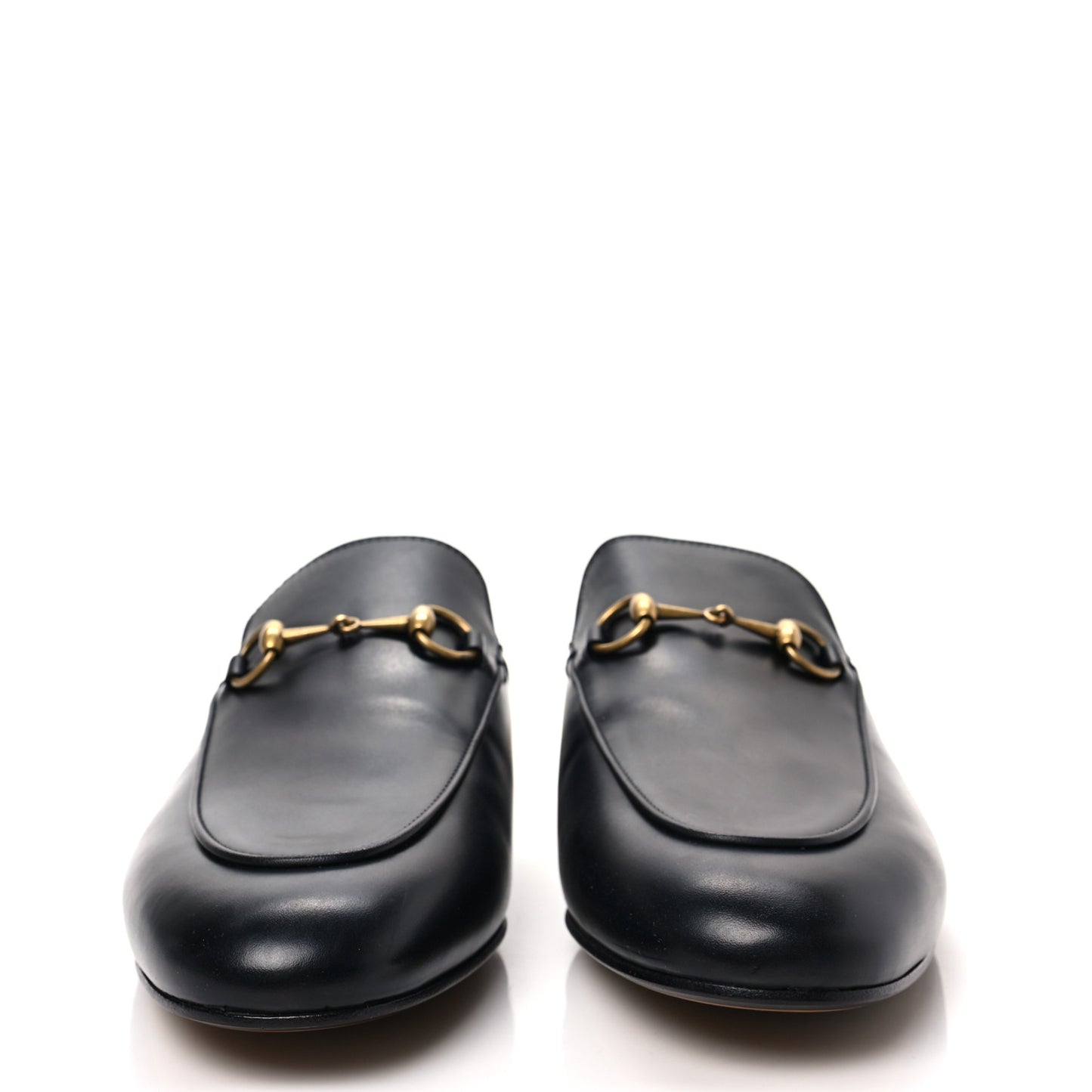 Calfskin Womens Princetown Slippers 41 Black