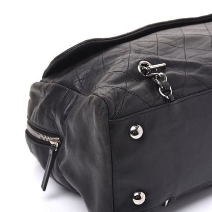Chanel Lambskin Stitched Shoulder Bag Black 5 of 11