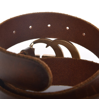 Gucci Faded Calfskin Double G 40mm Belt 85 34 Cuir 4 of 6