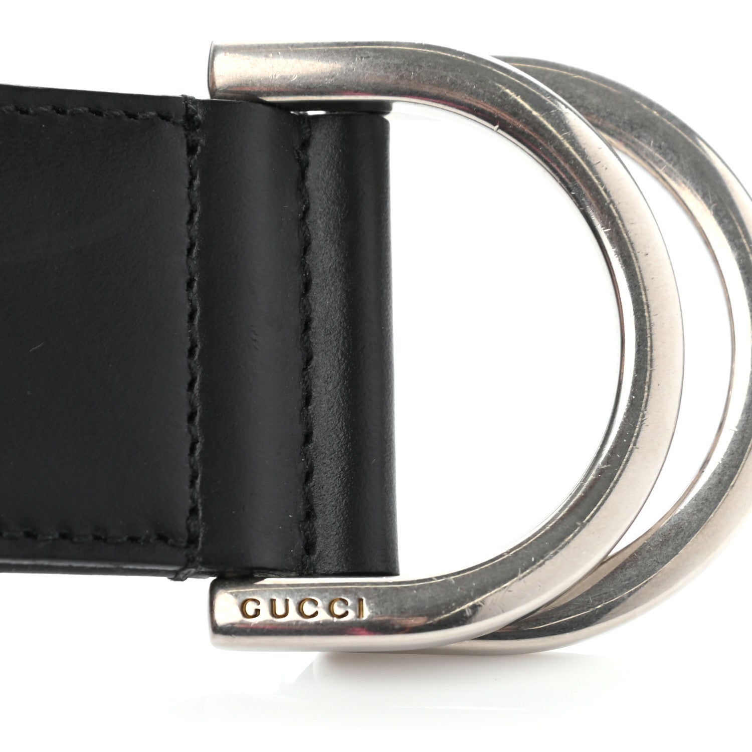 Gucci Canvas Web D Ring Belt 95 38 Black 8 of 8
