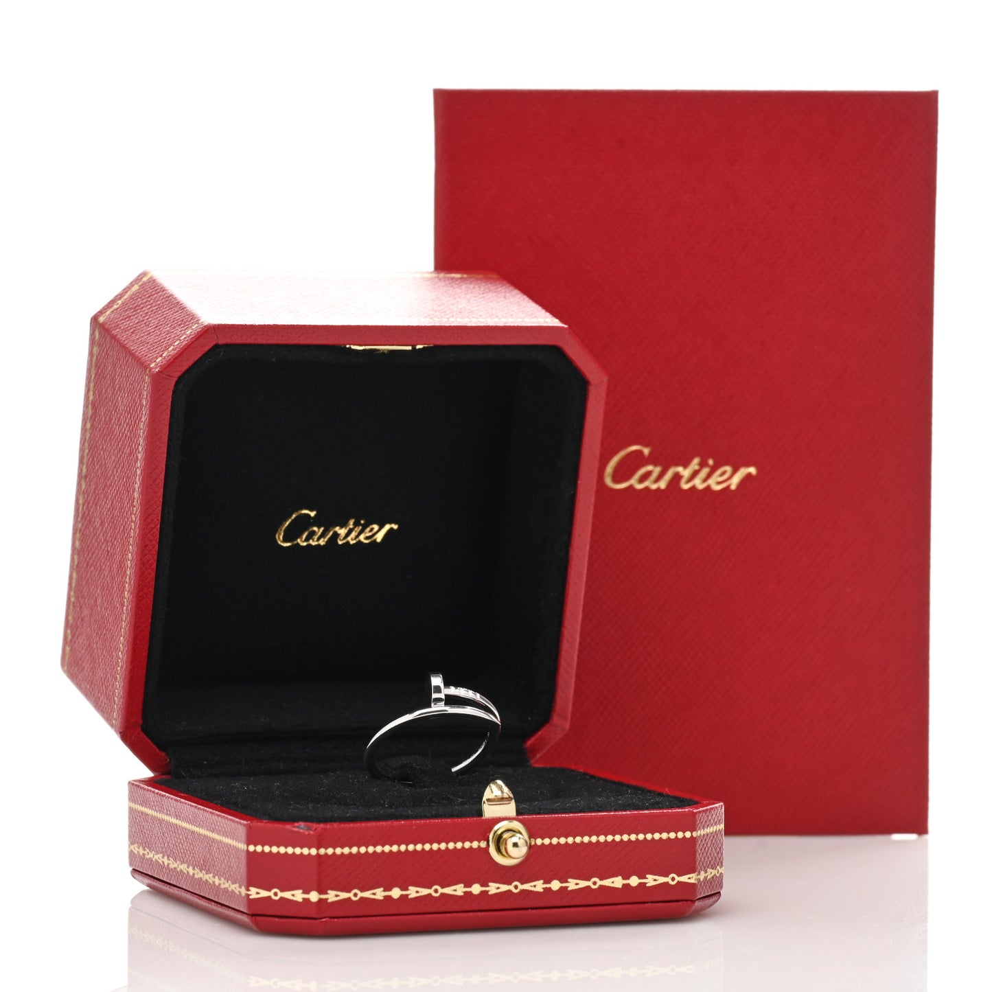 18K White Gold Small Juste Un Clou Ring 55 7.25