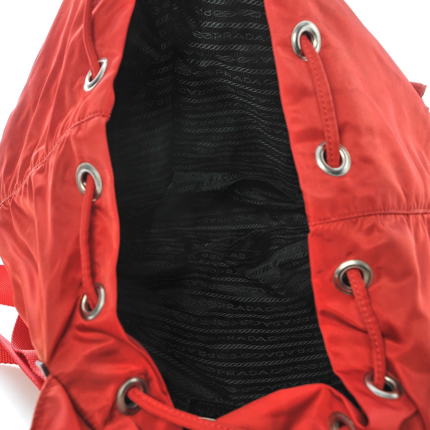 Prada Nylon Vela Medium Backpack Rosso 5 of 6