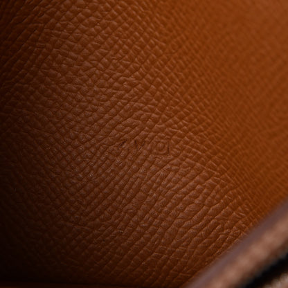Hermes Epsom Bearn Gusset Wallet Gold 7 of 10