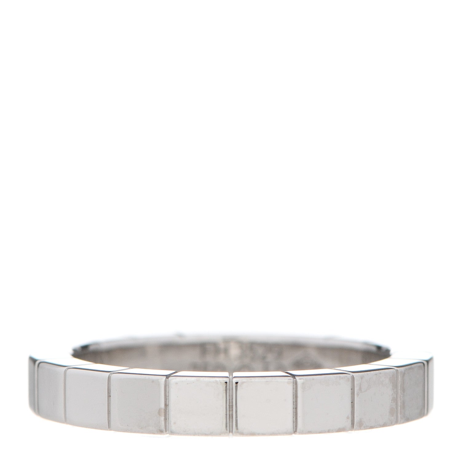 Cartier 18K White Gold Lanieres Ring 50 5.25 3 of 5