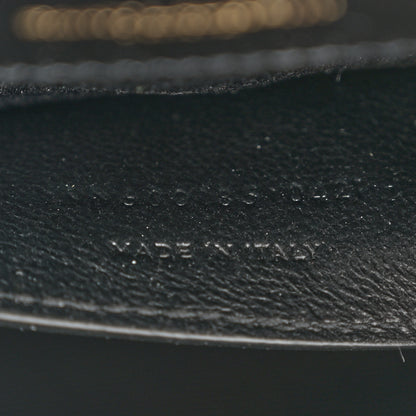 Saint Laurent Grain De Poudre Textured Mixed Matelasse Triquilt Medium Monogram Satchel Black 7 of 12