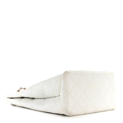 Chanel Caviar Quilted Shoulder Bag White 4 of 10