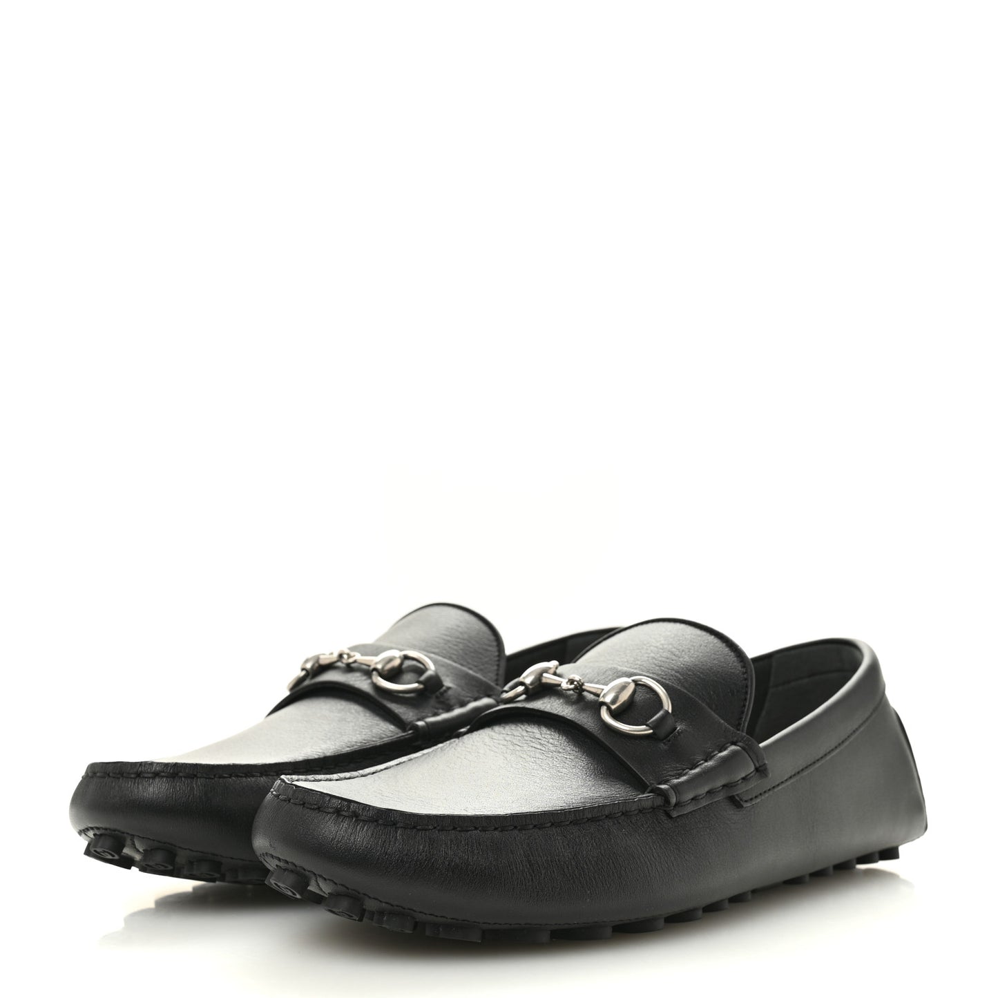 Soft Clove Calfskin Mens Horsebit Driver Loafers 9 Black
