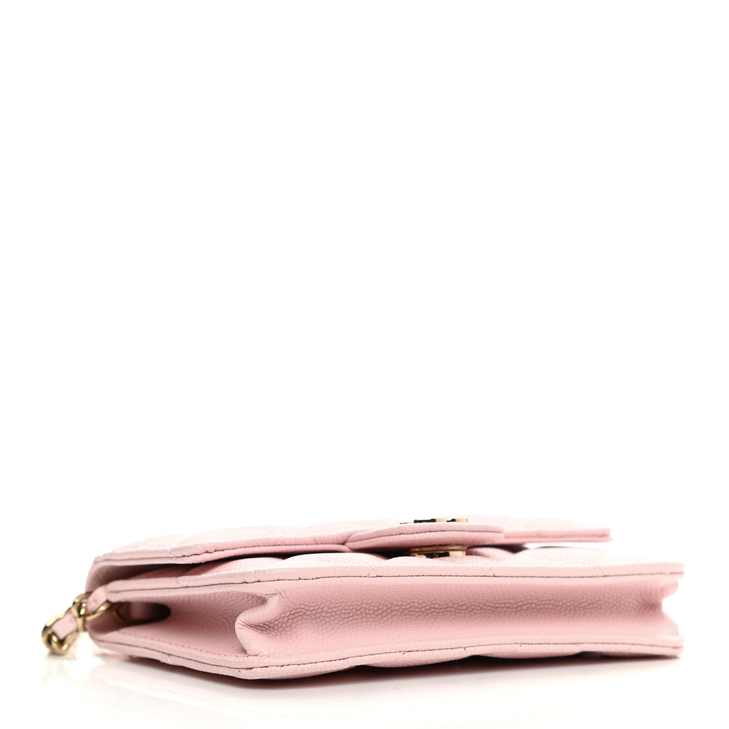 Caviar Quilted Mini Chain Bag Pink