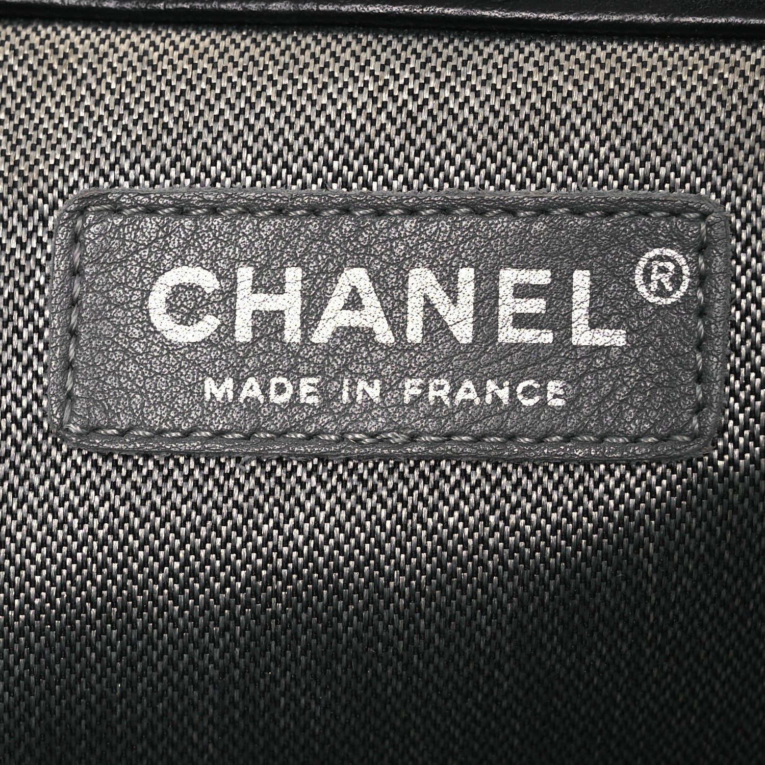 Chanel Lambskin Vertical Quilted Mademoiselle Clutch Black 6 of 15