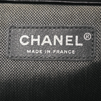 Chanel Lambskin Vertical Quilted Mademoiselle Clutch Black 6 of 15