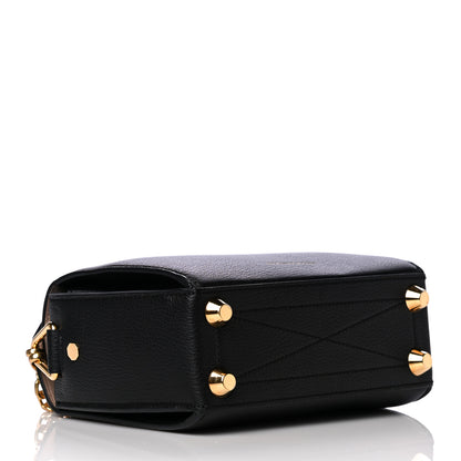 Alexander McQueen Fine Grain Goatskin Box Shoulder Bag 19 Black 3 of 13