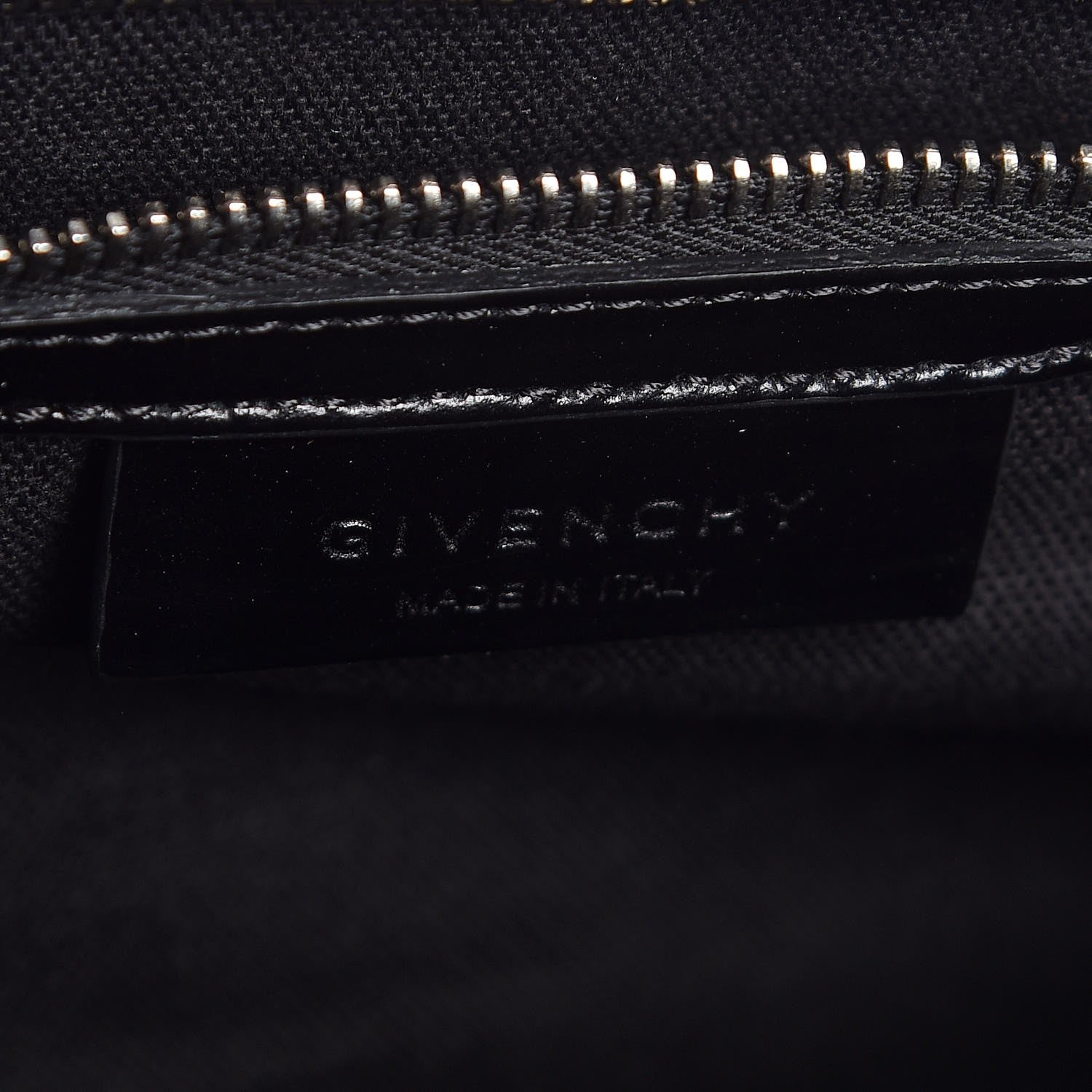 Givenchy Shiny Lord Calfskin Medium Antigona Black 6 of 7