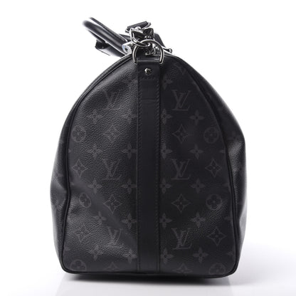 Louis Vuitton Monogram Eclipse Keepall Bandouliere 45 7 of 9