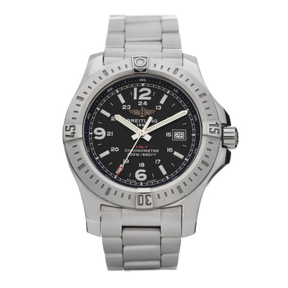 Breitling Stainless Steel 44mm Colt Chronometre Quartz Watch Black A74388 1 of 5
