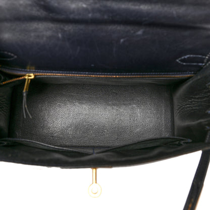 Hermes Box Kelly Sellier 28 Bleu Marine 4 of 13