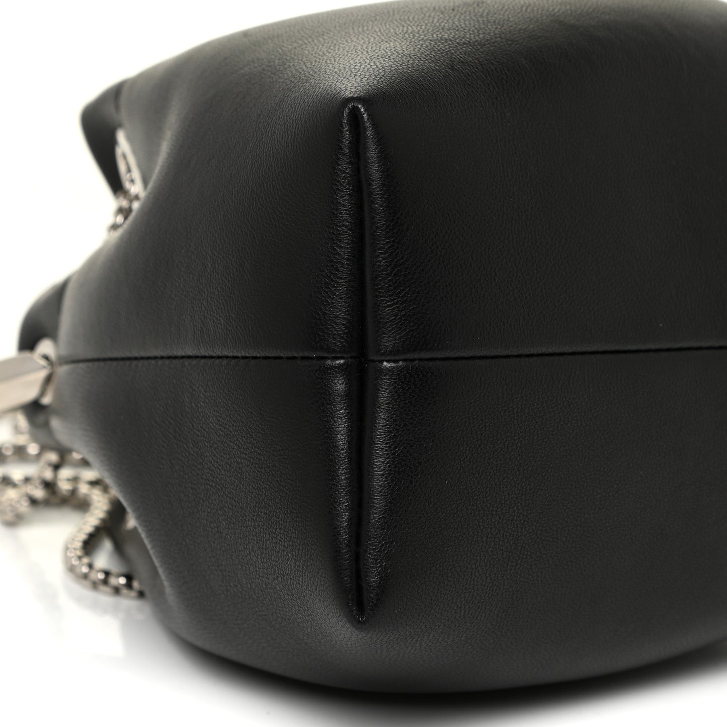 Calfskin Bon Bon Bag Bucket Bag Black