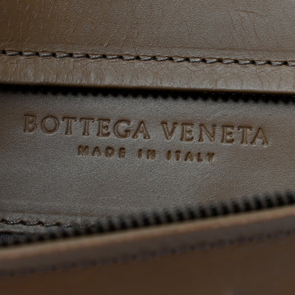 Bottega Veneta Calfskin Intrecciato Pocket Flap Clutch Maple 8 of 11