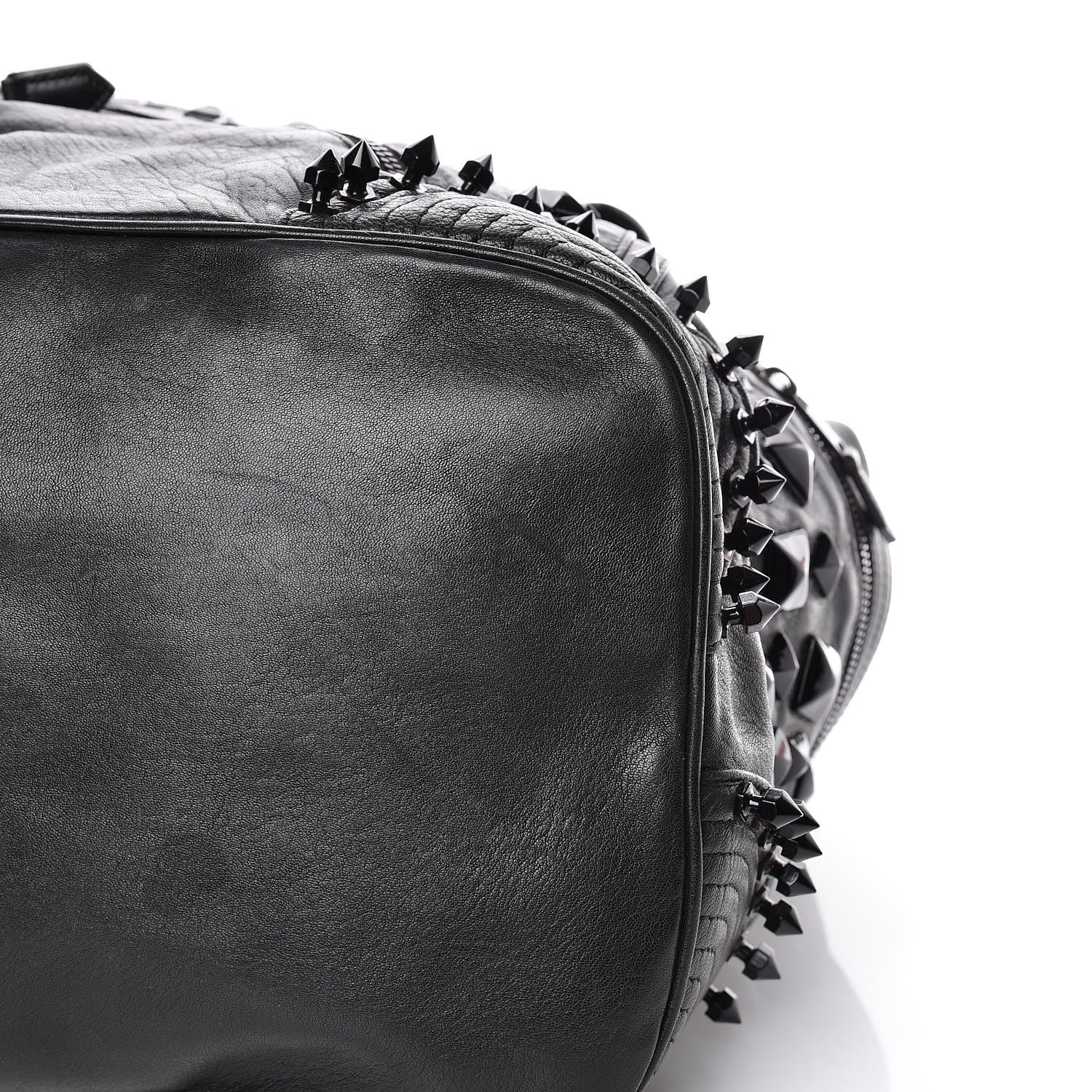 Alexander McQueen Calfskin Studded Faithful Tote Black 11 of 11