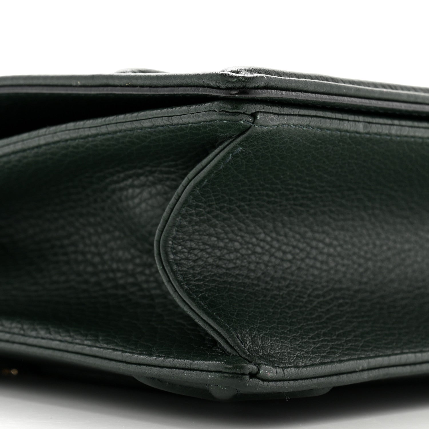 Christian Dior Grained Calfskin Medium Diorama Flap Bag Green 9 of 11