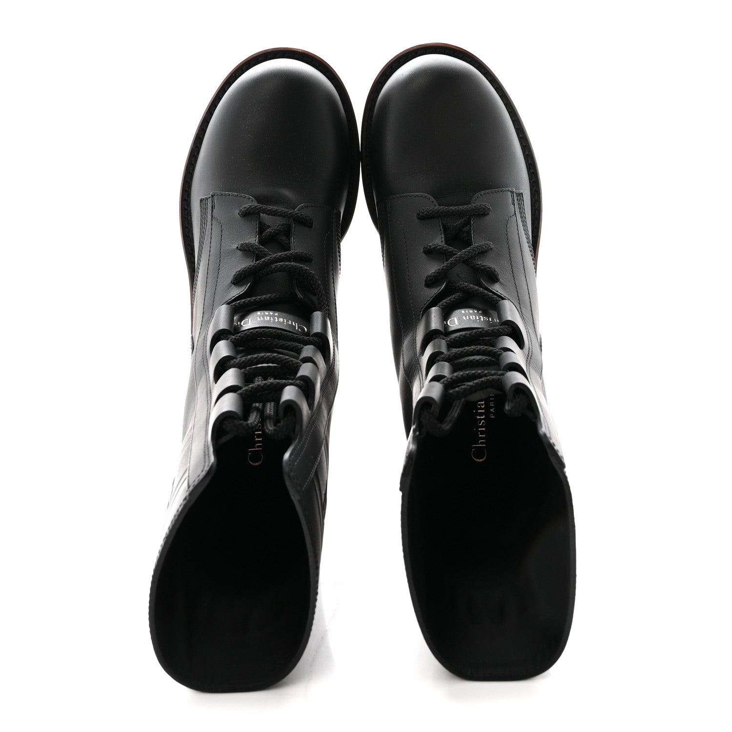 Christian Dior Calfskin Dior Quest 35mm Hiking Boots 38 Black 2 of 8
