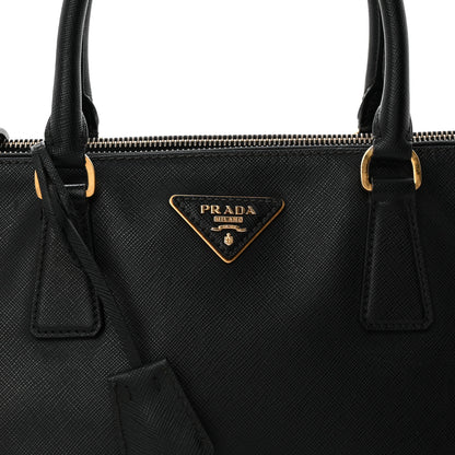 Prada Saffiano Medium Galleria Double Zip Tote Black 8 of 11
