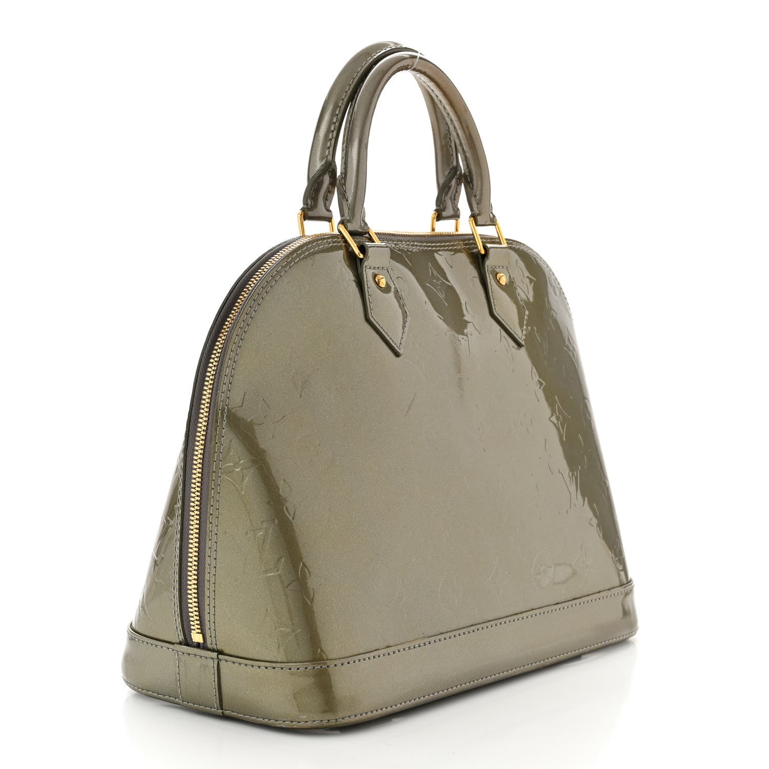 Louis Vuitton Vernis Alma PM Gris Art Deco 3 of 11