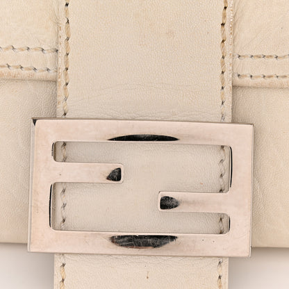 Fendi Nappa Elefante Big Forever Mama Baguette White 12 of 14