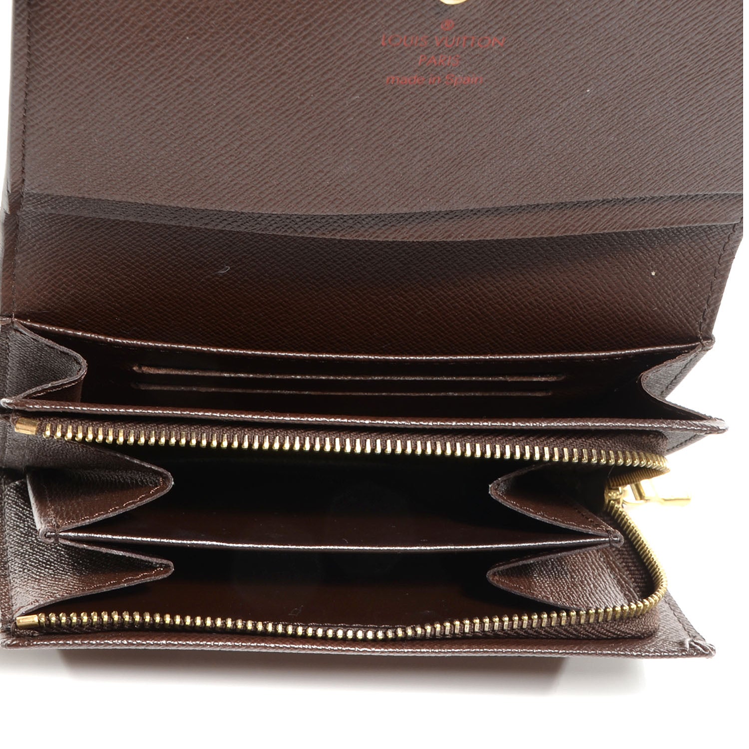 Louis Vuitton Damier Ebene Compact Zippy Wallet 7 of 8