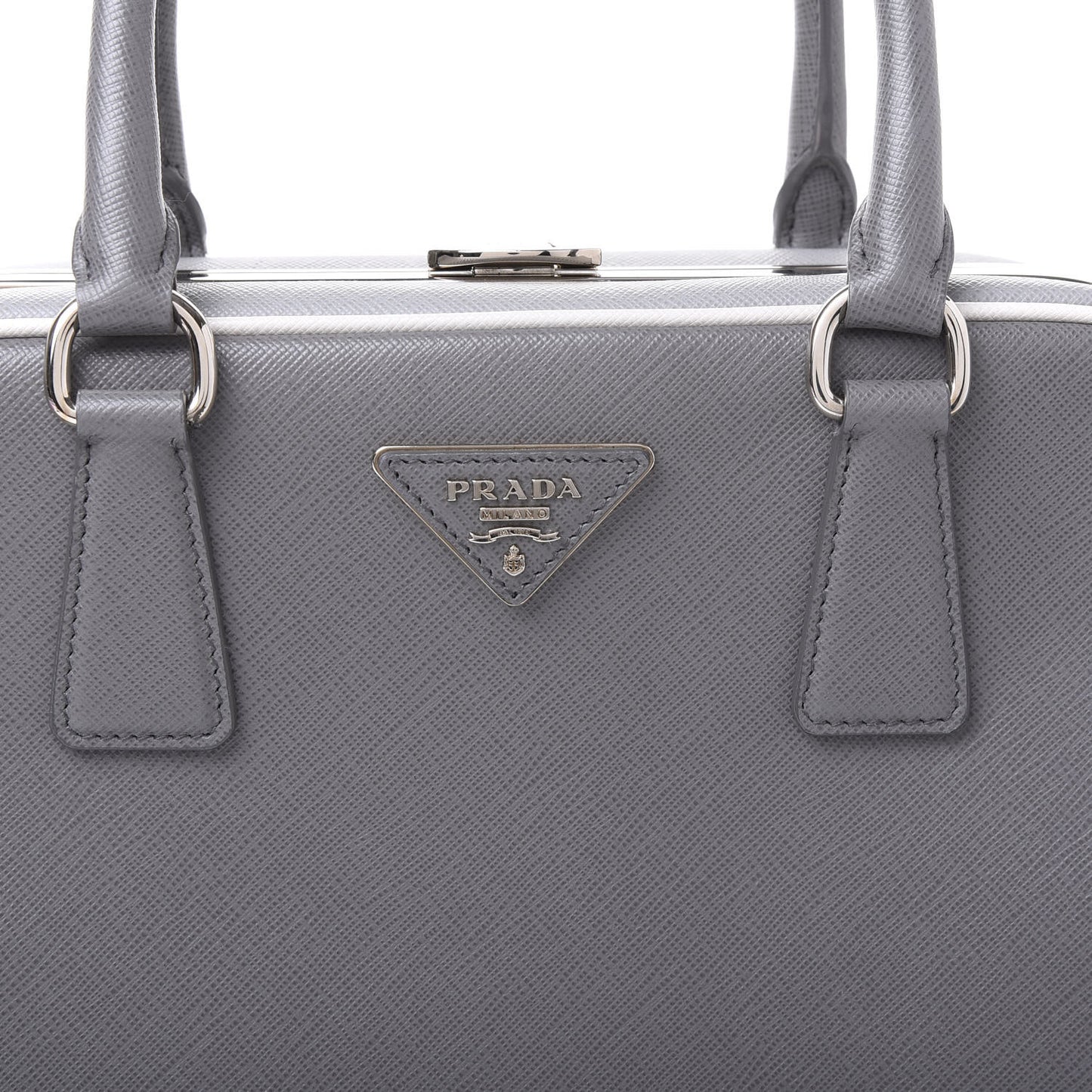 Saffiano Lux Pyramid Bag Marmo