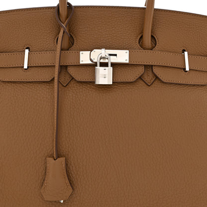 Hermes Taurillon Clemence Birkin 35 Alezan 8 of 10
