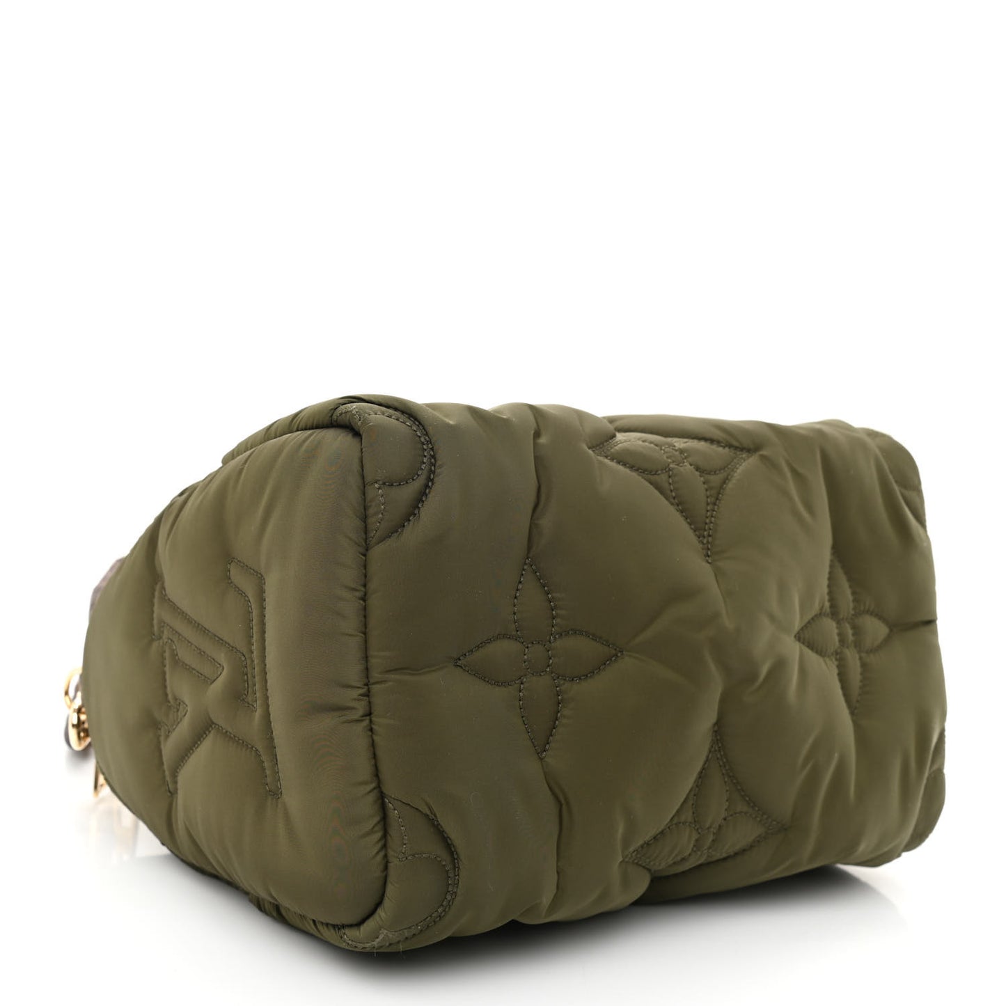 Econyl Mini Monogram Pillow Speedy Bandouliere 25 Khaki