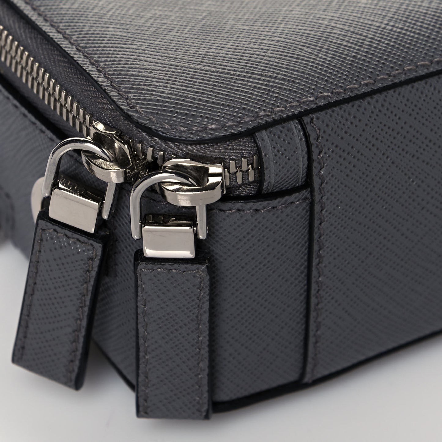 Saffiano Travel Medium Brique Crossbody Bag Marmo