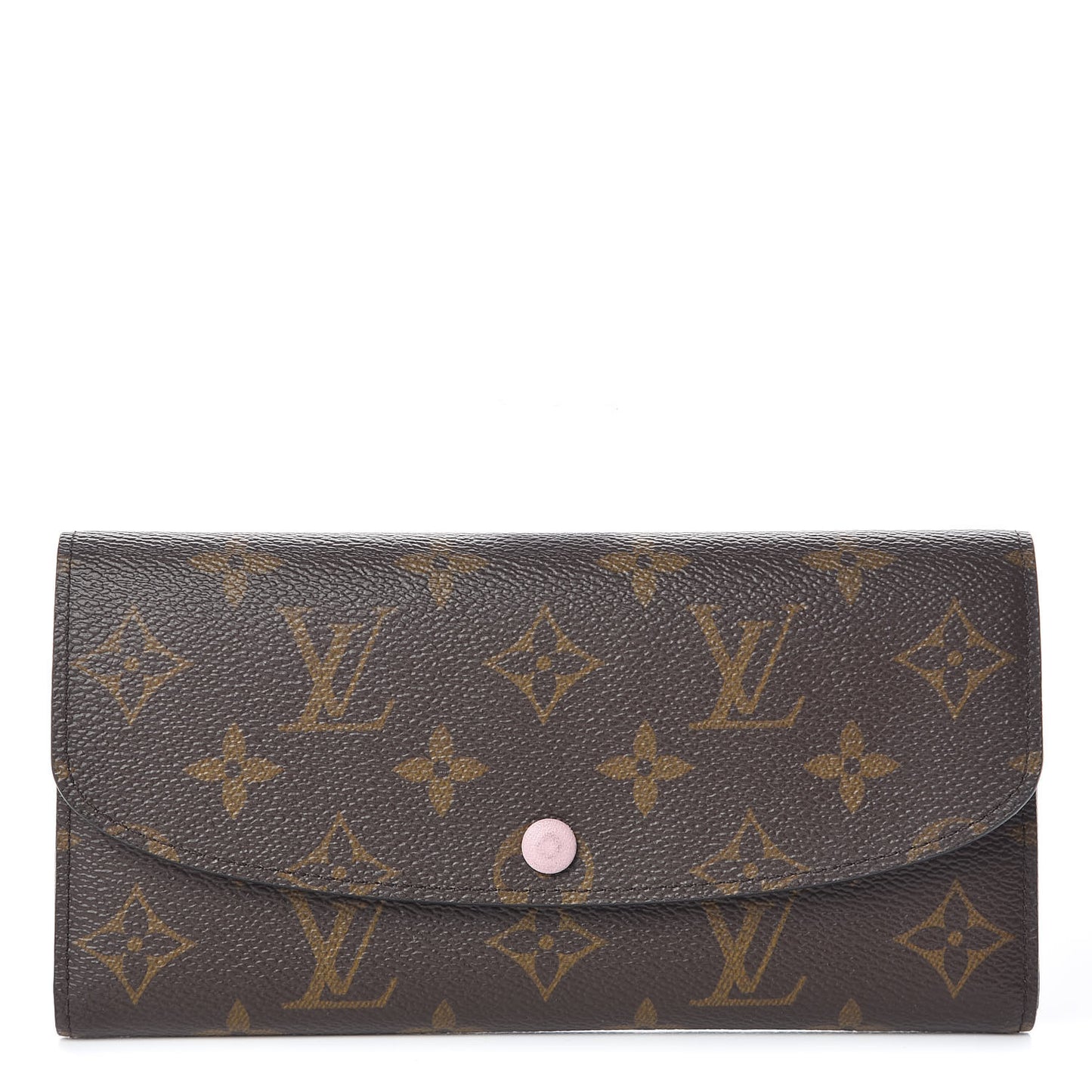 Monogram Emilie Wallet Rose Ballerine