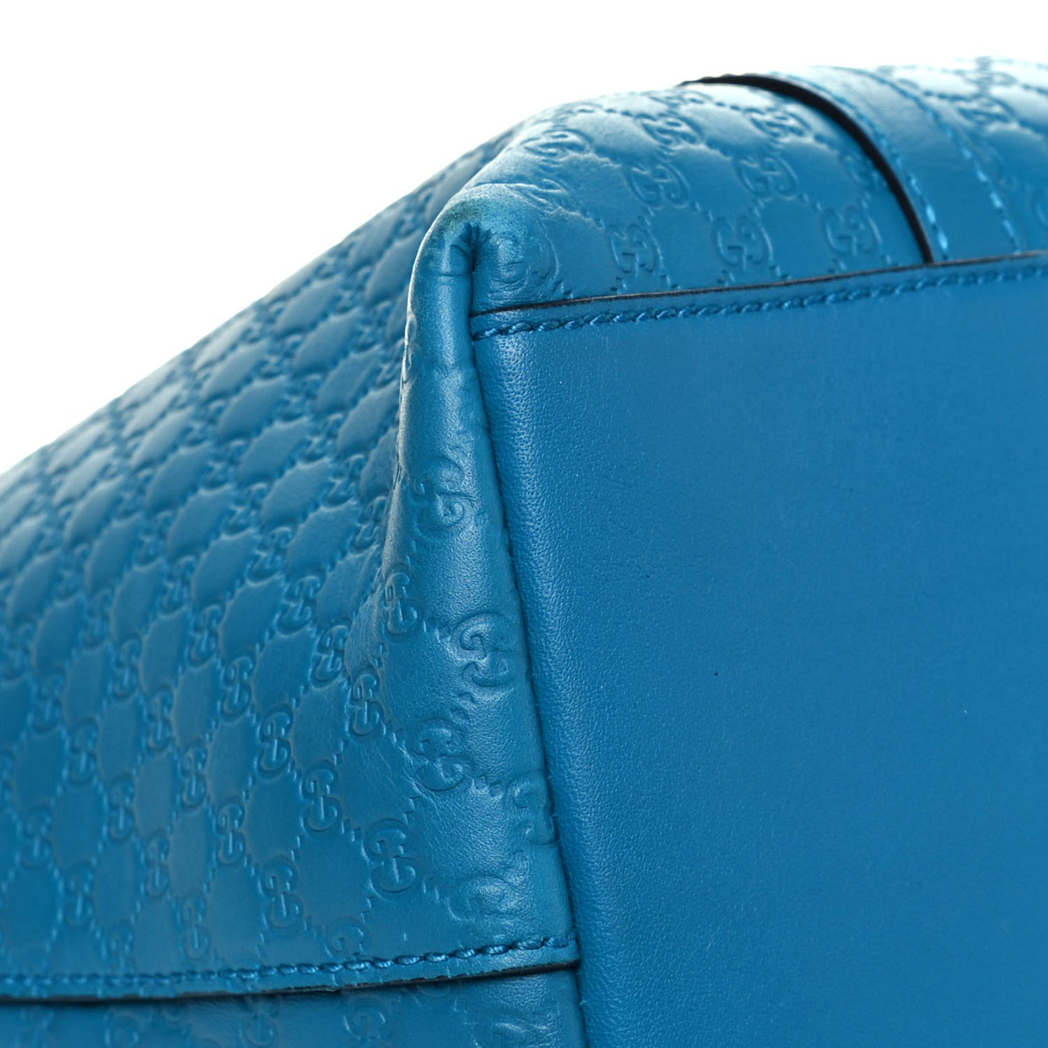 Gucci Soft Microguccissima Dome Satchel Deep Cobalt 12 of 15