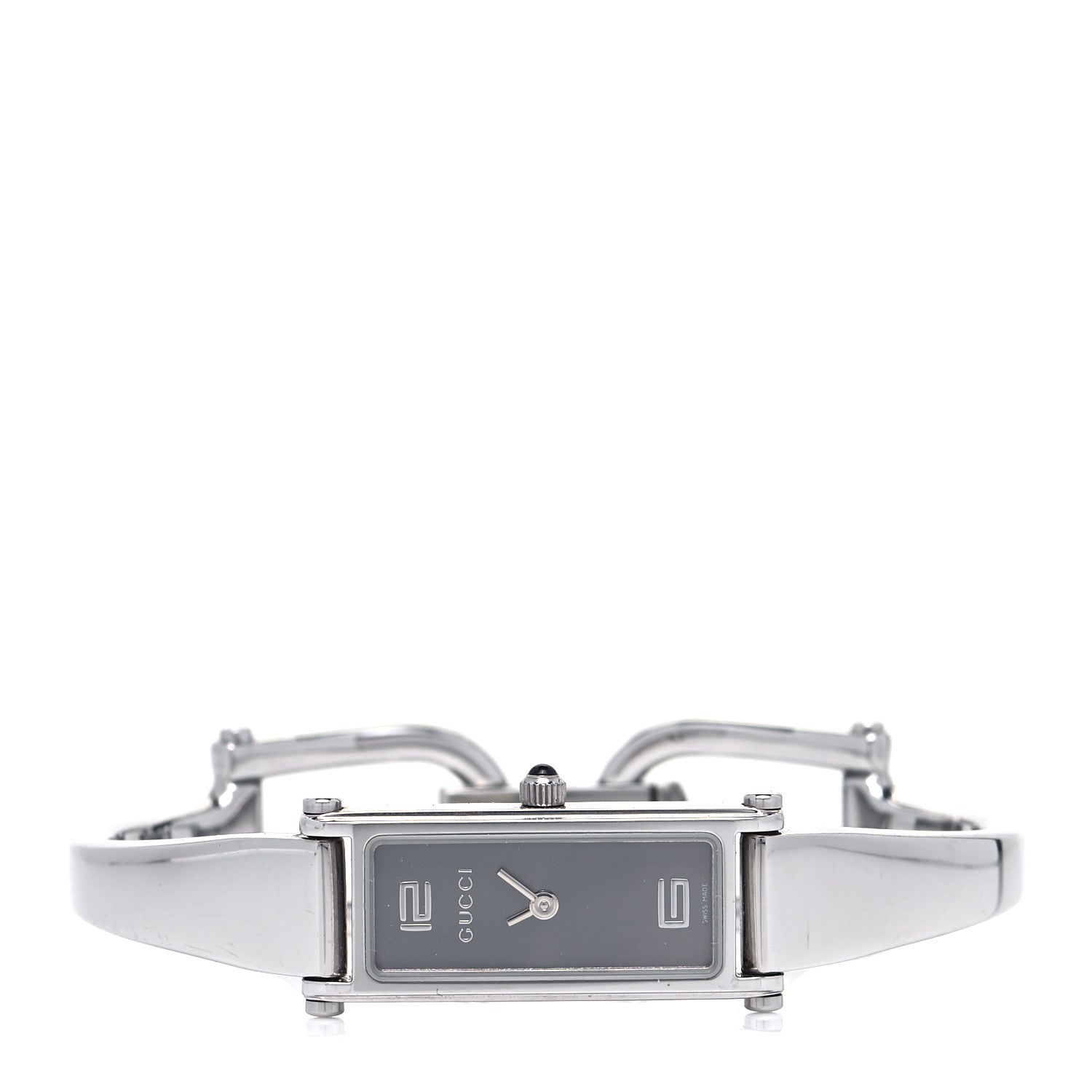 Gucci Stainless Steel 12mm 1500L Quartz Watch Grey 3 of 8
