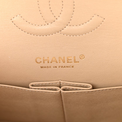 Chanel Caviar Quilted Medium Double Flap Beige 5 of 11