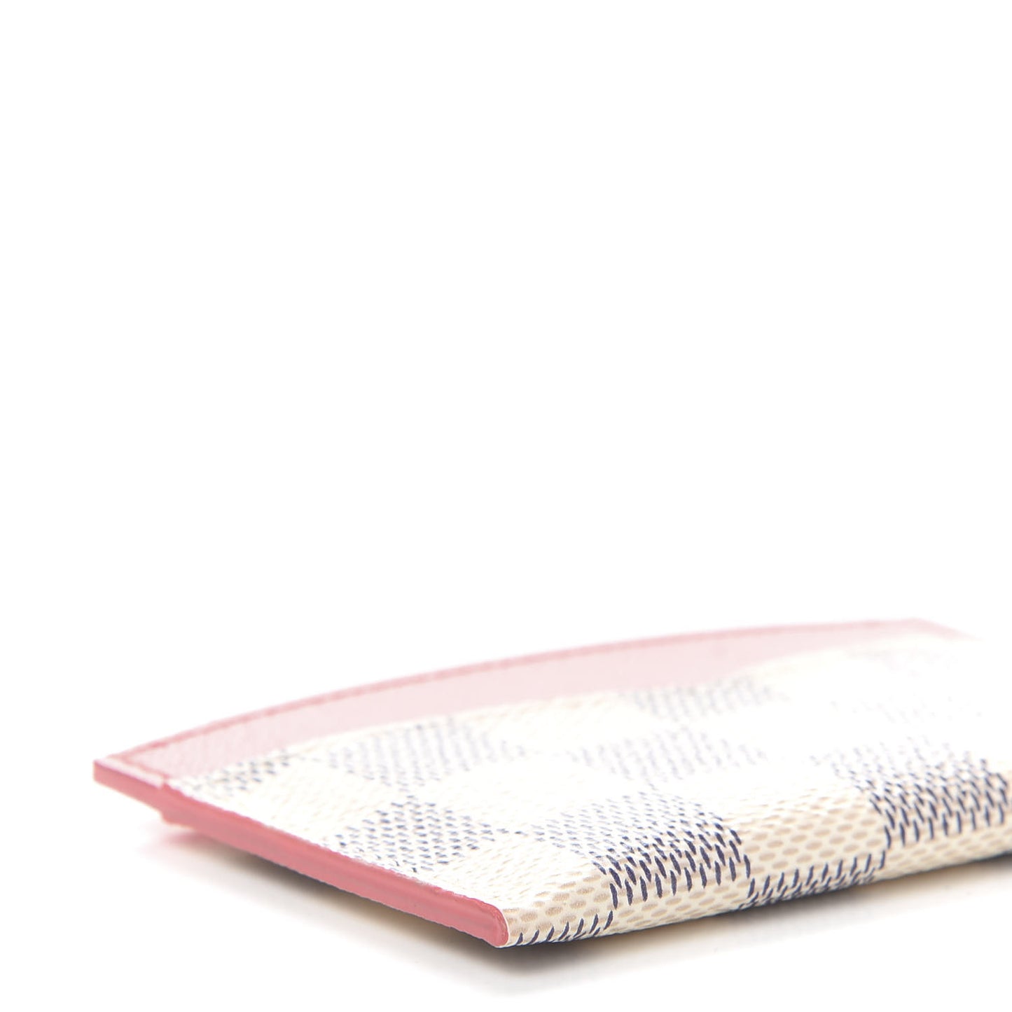 Damier Azur Daily Card Holder Rose Papaye