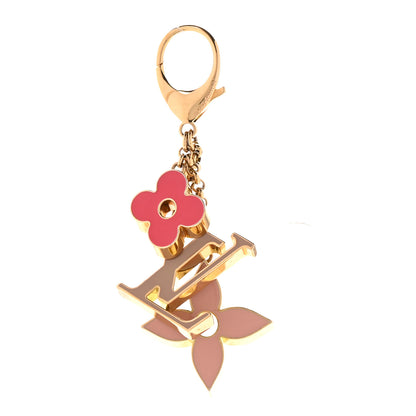 Louis Vuitton Fleur De Monogram Bag Charm Pink 1 of 5