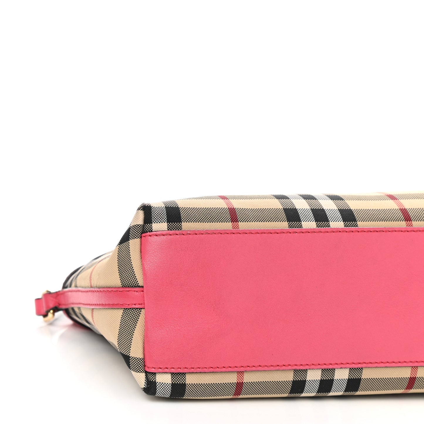 Horseferry Check Small Leah Crossbody Clutch Crimson Pink
