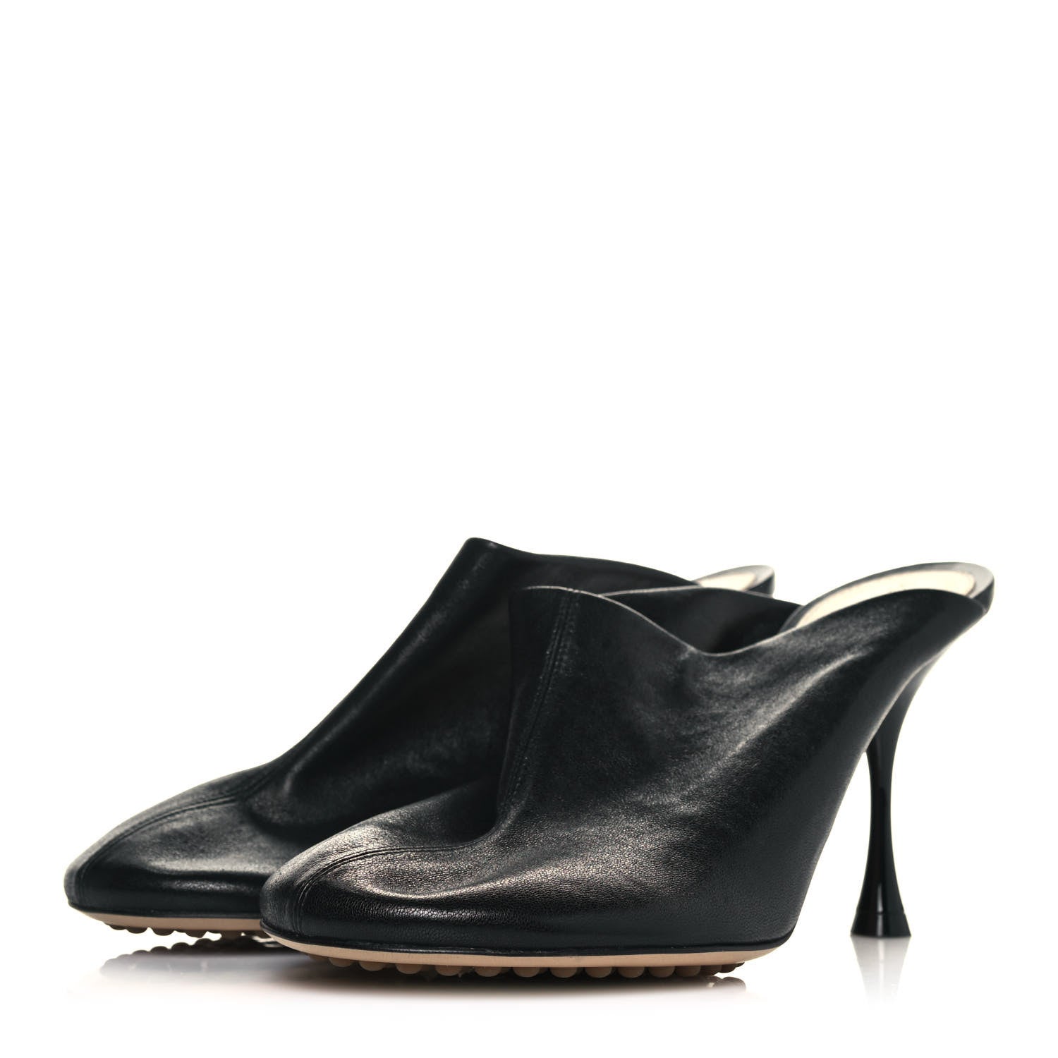 Bottega Veneta Stretch Nappa Dot Pumps 37 Black 3 of 8
