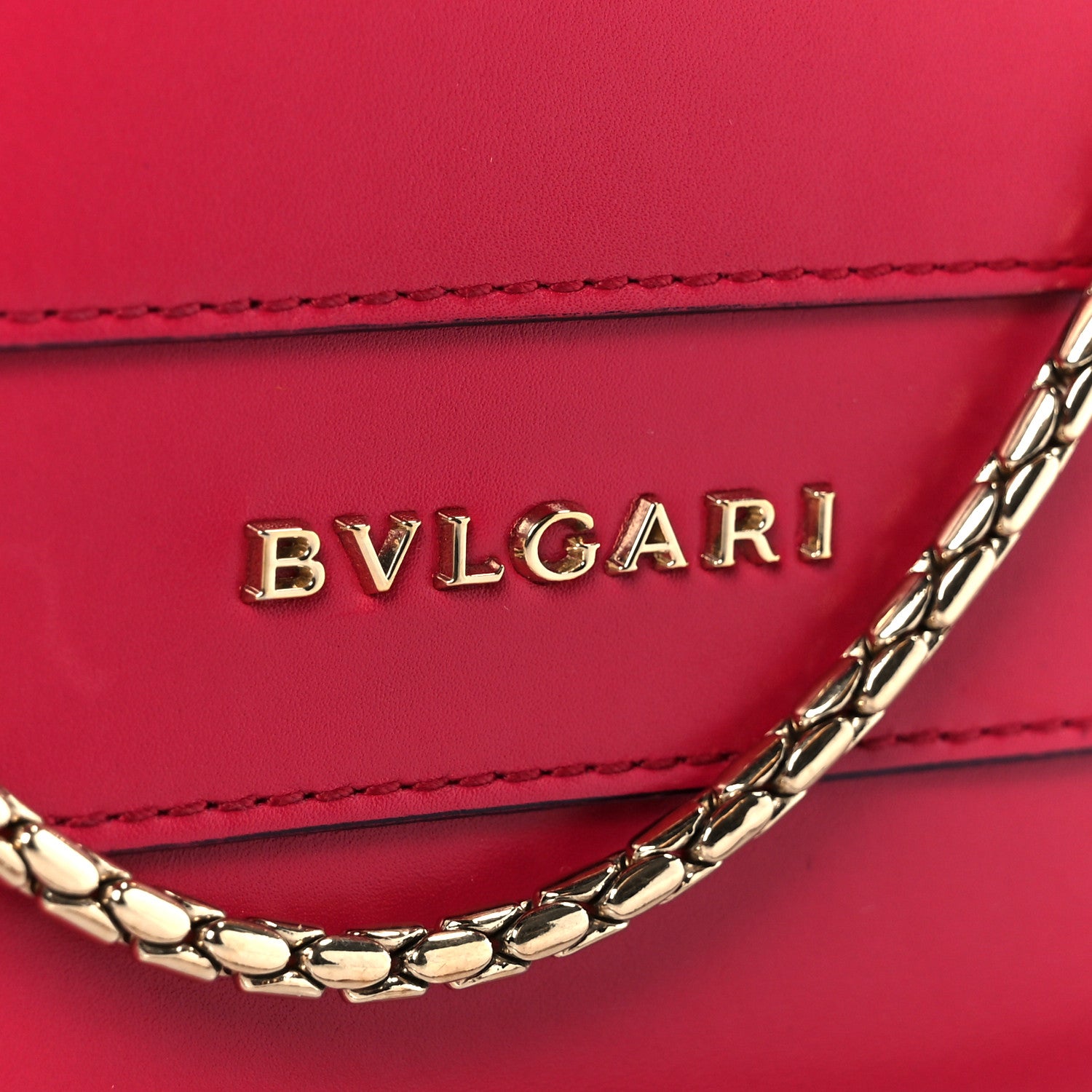 Bulgari Calfskin Serpenti Forever Shoulder Bag Pink 8 of 12