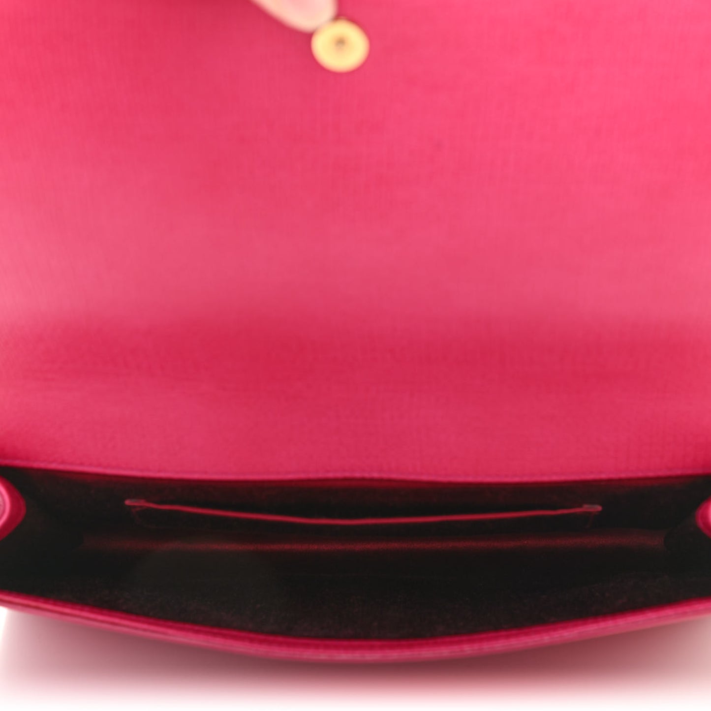 Calfskin Classic Y Ligne Clutch Fuchsia